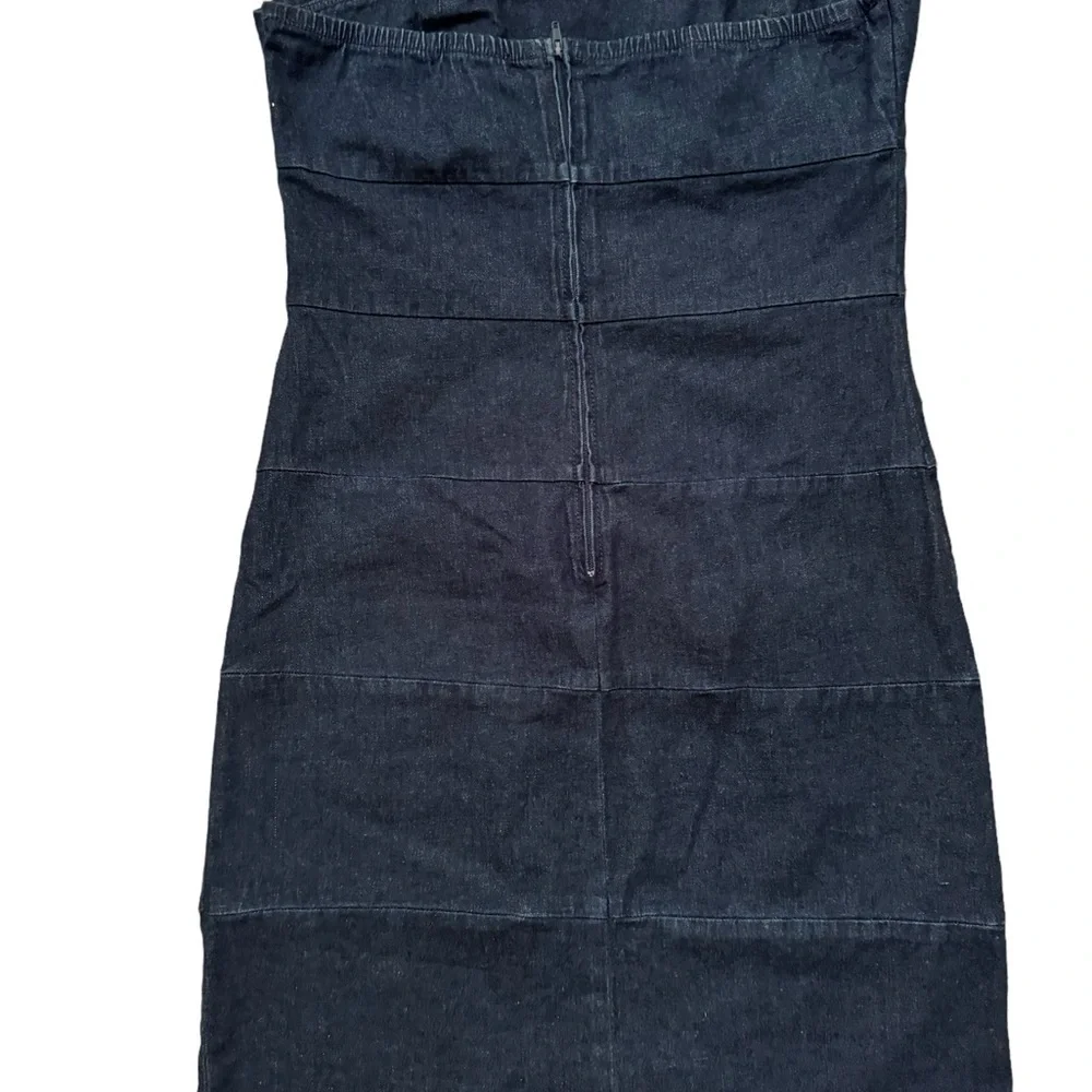 JFW Denim dress dark wash size 11 looks new excellent condition soft to touch - Picture 5 of 6